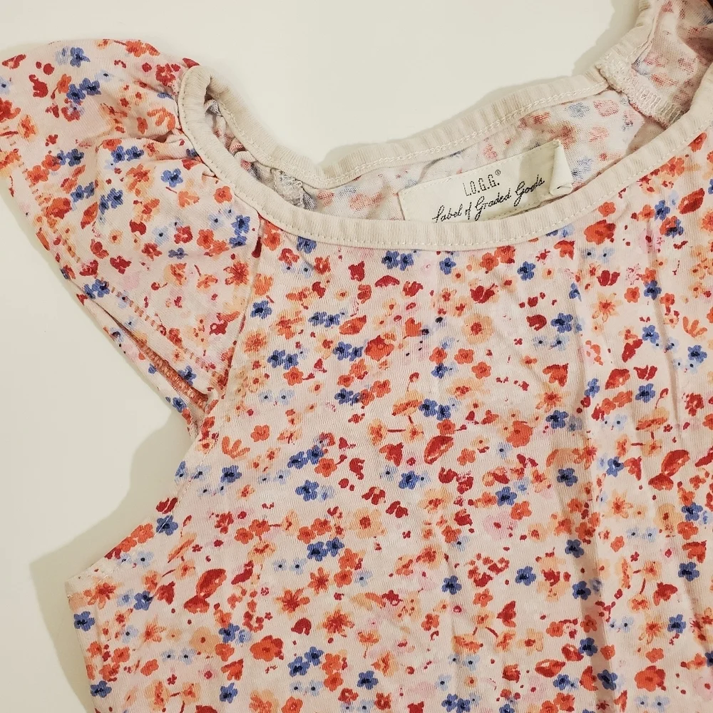 H&M 6-8y Beautiful Floral Top